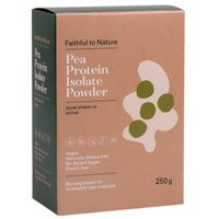Faithful to Nature Pea Protein Isolate Powder